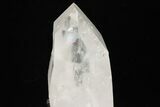 Large, Glassy Quartz Crystal on Metal Stand - Brazil #206905-3